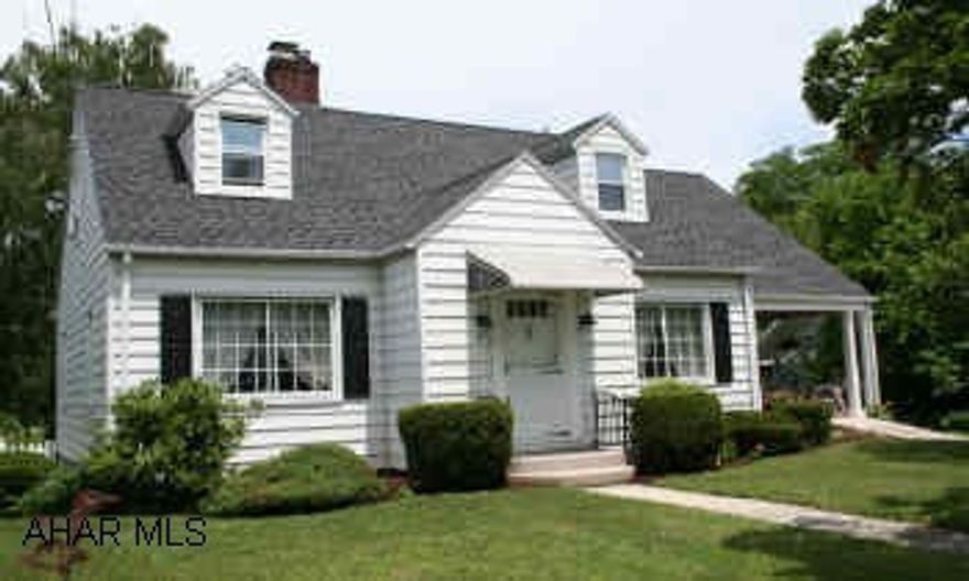 Charming Cape Cod Home w/many upgrades; in town location, new detached 3-car garage + 1-car integral,  large 12x16 deck, private back yard w/gazebo,covered side porch, gardens, white pickett fence, ceiling fans, sky light. Master suite has jacuzzi. Lots of windows give this house a light and airy ambiance. Windows are thermal and storm, home has a whole house fan.