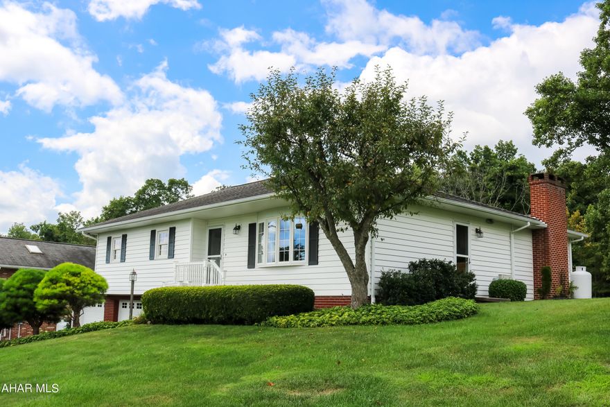 Immaculate modern raised ranch waiting to call YOURS!!!! Welcome home to 2097 Egolf Road Bedford PA!  3 spacious bedrooms, 2 large bathrooms, did I mention the living area?  Gorgeous living room with large windows to let that natural light in.  Flows right into your dining room and eat in kitchen.  All appliances included!  Entertain in your large bonus room with a gas fireplace. Enjoy your awesome sunroom for that morning coffee.  Beautiful hardwood floors throughout home.  Large basement with lots of storage.  2 car garage.  Walk out entrance for easy access.  Central AC and heat pump. Easy living inside and outside.  Lovely landscaping all around.  Storage shed in the back yard and room to have outdoor functions.  Only a few minutes to downtown Bedford attractions.  Ready to call all this yours? Schedule your showing today!