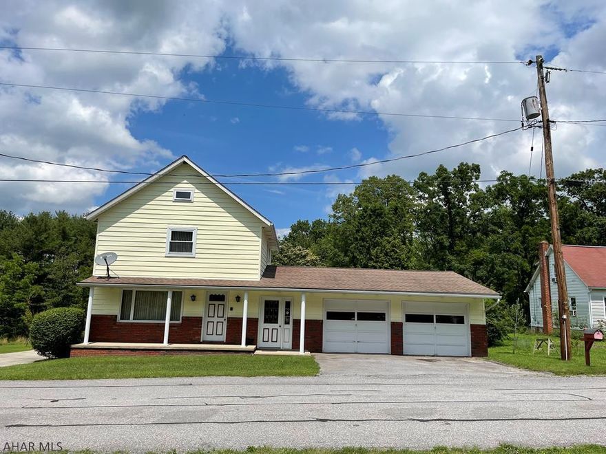 This well maintained property has beautiful outdoor space and includes two tax parcels.  Drop all your belongings as you enter through the mud/bonus room.  The kitchen includes all appliances and has plenty cabinets and nice counters for meal prep which open to the dining room.  Large living room would be great for entertaining.  Upstairs are three bedrooms and a large bathroom.  Attached 2 car garage and a shed to store lawn equipment.  Large deck connected to dining area for entertaining, and a covered patio area.  Plenty of off street parking.  Beautiful lot - a little under 3 acres.