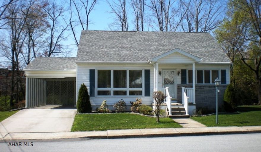 Well maintained 4 Bedroom, 1.5 Bath, Cape Cod in desirable area features Recreation Room in Basement, Attached 12'x 22'Screened Carport/Patio, a second 10x 12' concrete patio and a 10'x 12'concrete deck (with walk-out) in Rear of house. Newer roof, furance w/central, French drain. Second floor half bath has adaquate space to expand to a full bath. Hardwood floors under carpeted rooms (main and second floors).