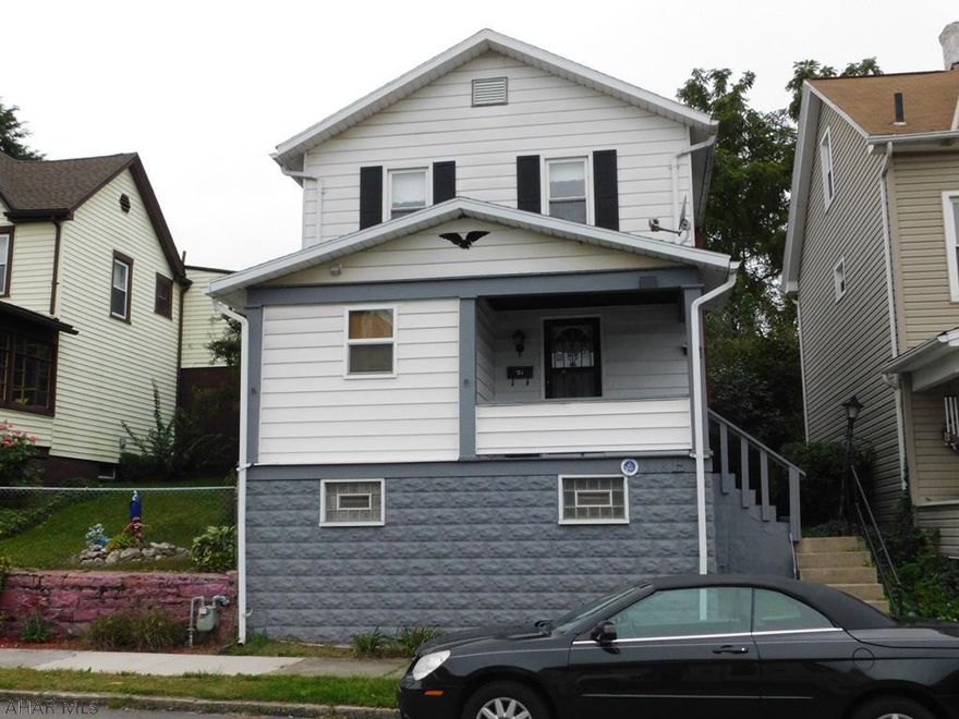 This 3BR 2BA is a great starter or investment property. This could be a possible student rental. Updated electric new 1st Floor Bath.  Basement has possibilities to be utilized for extra living space.  A nice neighborhood and all with a 2 car detached garage.