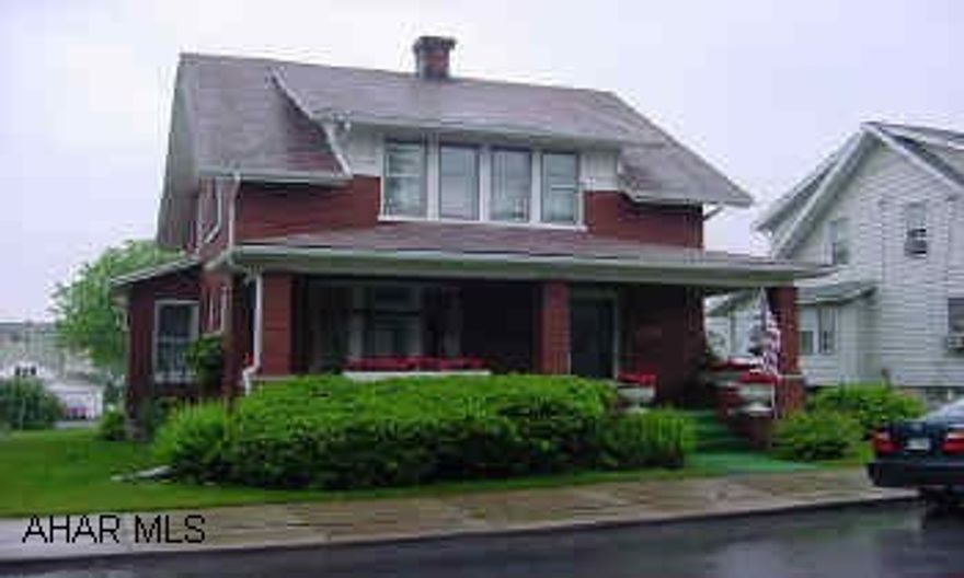 Very nice Two Story, 3 bedroom, 1.25 Bath(1/4 bath in basement), Attic partially finished, Brick house. Large (20'x20') detached garage. Lawn with mower & tool shed. Newer carpeting throughout house.