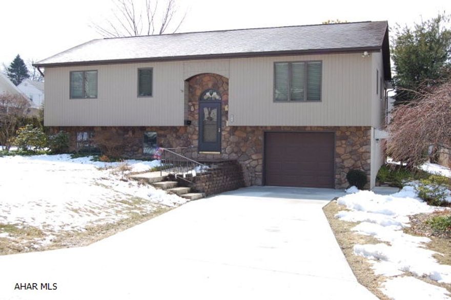 Fantastic Location in the Highland Park Area of Altoona. Schedule your showing for this 3-4 bedroom move-in ready immaculate home built by Crossman/C/M.  Large open kitchen with breakfast bar and french doors that lead to a new 12X18 composite covered deck with Weber grill(direct gas line). Large windows gives this beauty great natural light throughout. Full finished basement with tons of storage.  Central vac system and heated garage. New concrete driveway and landscaping. Act fast!!.