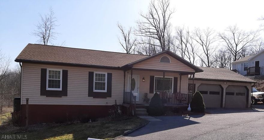 A Rare Find .. If you want to be out of city limits yet still close to everything this home is for you. 3 Bedroom Vinyl Sided Ranch sits on 1/2 acre of ground with 2 car garage black top driveway. Some other features are 1 1/2 bath, family room, storage room, laundry room, covered deck, open deck, covered porch , swimming pool, central a/c, city sewer, well water(city hook up available) and shed .. Call today to schedule your personal showing .. Listed for $165,000