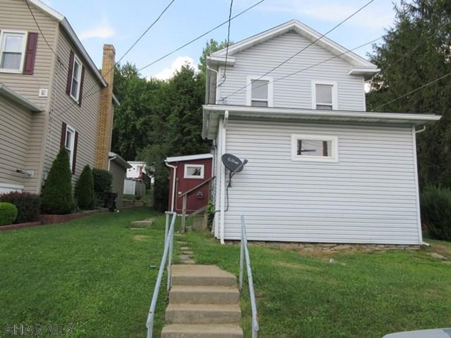 Osceola Mills vinyl 2 story home with large eat-in kitchen, living room and 1 st floor laundry. Nice yard, patio with trellis, central air and more. Needs some work. Property sold AS-IS. Seller will make no repairs. Offers must be submitted through HUD approved broker. Buyer pays both transfer taxes. Equal Housing Opportunity.