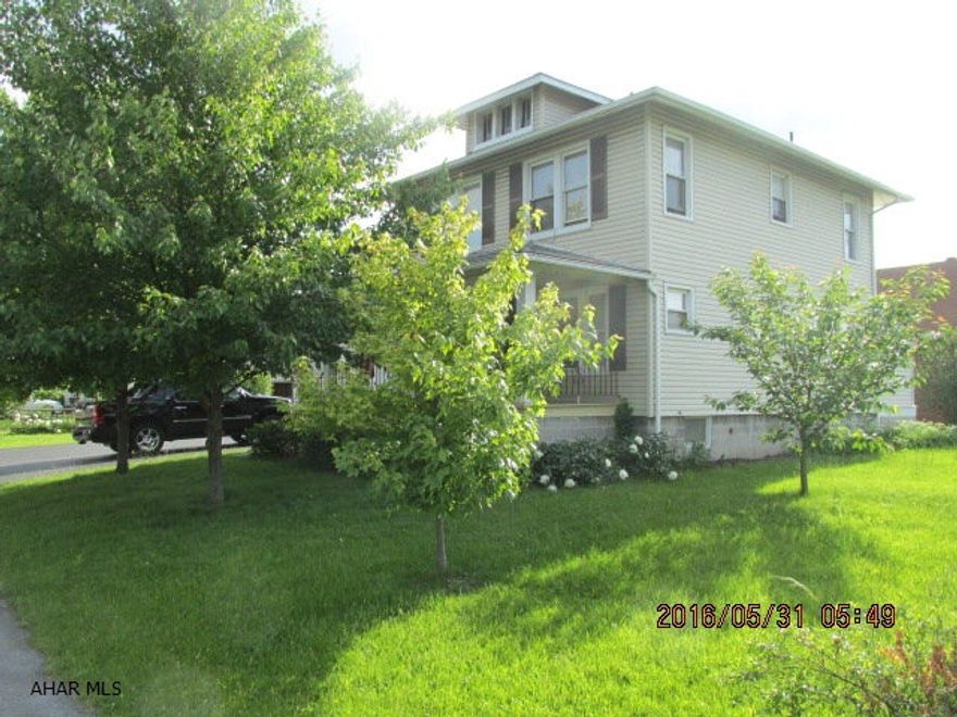 Family-lived-in, no rent amounts given, needs a little TLC, great location. Property is an original Sears home. Newer furnace & hot water tank. 100 amp breakers, sump pump. Great detached 2 car garage w/ 12ft. doors-blacktop drive.  The new taxes for 2017 will be $2,051. Currently set up as multi family.