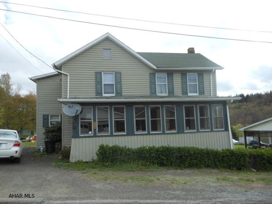 This is a Fannie Mae HomePath property. Purchase this property for as little as 5% down! This property is approved for HomePath Renovation Mortgage Financing. This is a cute 2 story home in Centre County. Nice yard. This home features an enclosed front porch, mud/laundry room, kitchen, living and dining room on the first floor. The second floor has three bedrooms and a full bath. There is also a walkout basement entrance.