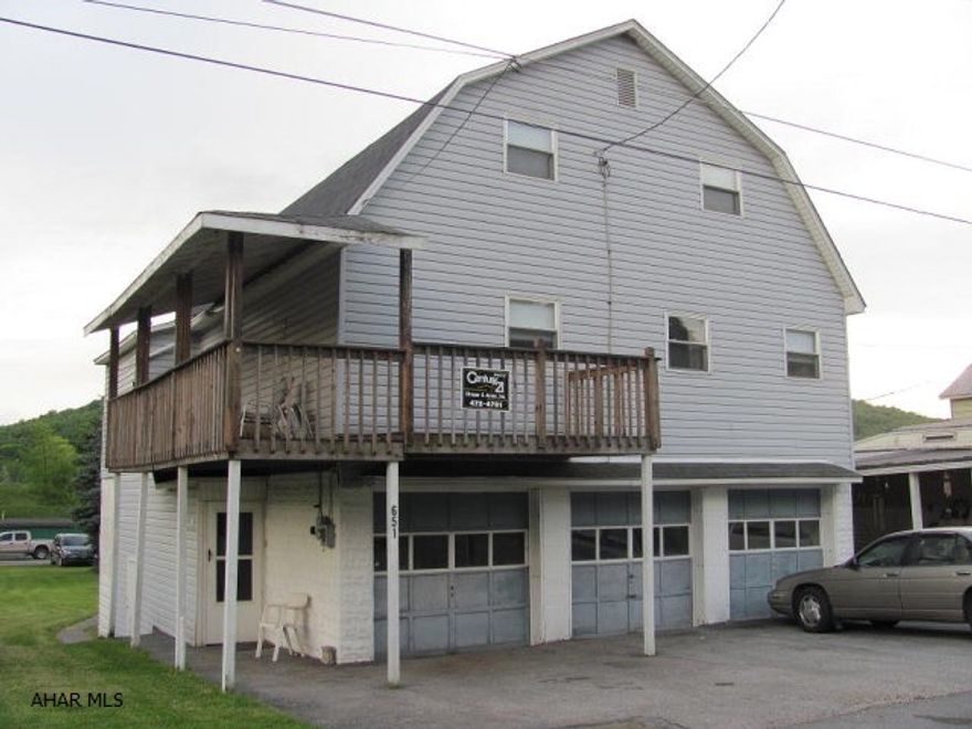 Nanty-Glo -4 BR, 2 bath vinyl side home, remodeled interior.  3 car garage with opener. No furnace.