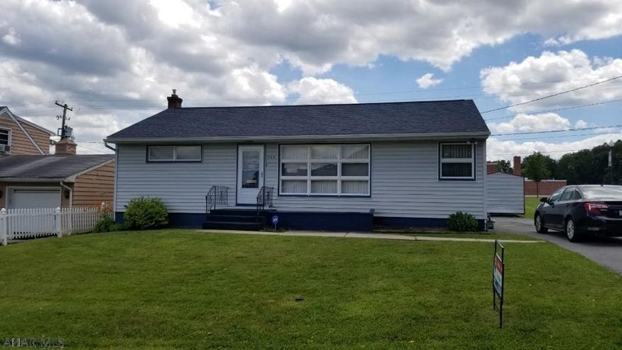 Solid ranch with 2 or 3 Bedrooms, hardwood floors, newer roof and furnace, central air.