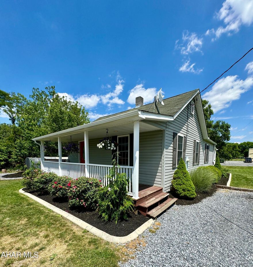 This home has been remodeled inside and out!! Updates include new vinyl siding, thermo pane windows, front and rear porches, new drywall ceilings and walls, floor coverings, new bath, new kitchen, heat pump and 200-amp electric. It features a living room, kitchen w/ hickory cabinets, dining area open to the kitchen, two bedrooms and a full bath. Convenient location close to town, and with in walking distance to Bedford Elementary.