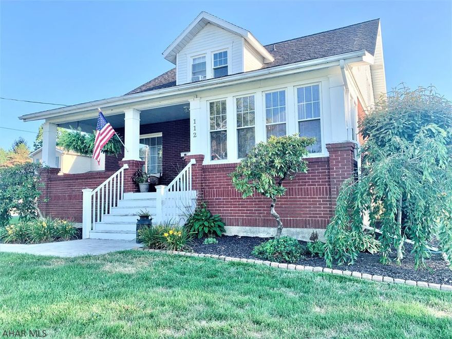 Well maintained and spacious brick home offering 5 Bedrooms and 2 baths located in Martinsburg Borough. Home offers hardwood floors, newer windows, large bedrooms, an abundance of closet space, detached garage, and so much more! The front covered porch overlooks one of the beautiful ponds in Martinsburg and the back deck overlooks the large back yard. If that isn't enough to make you want to schedule a tour of this home. You are located within walking distance to Morrision's Cove Memorial park, swimming pool, bowling alley and skating rink!