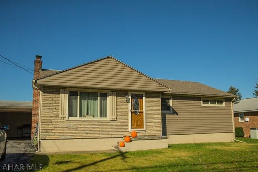 This three bedroom ranch home in the Bellwood school district is waiting for you to call it home! Beautiful views and easy access to 764, 220, I99. The full basement has been waterproofed and has a transferable lifetime warranty. Newer roof, furnace, and windows! All that you need to do is add your personal touches! Call the listing agent for your private tour today.