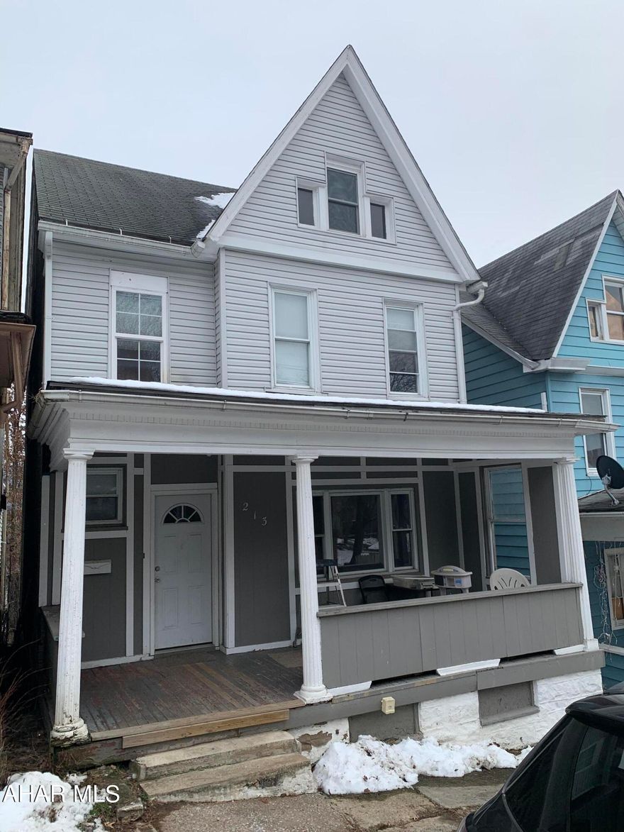 Great investment opportunity! 3 Bedroom, 2 Bath home in Altoona. This home features  newer furnace and water heater, and has a large attic that can be used as 4th bedroom.