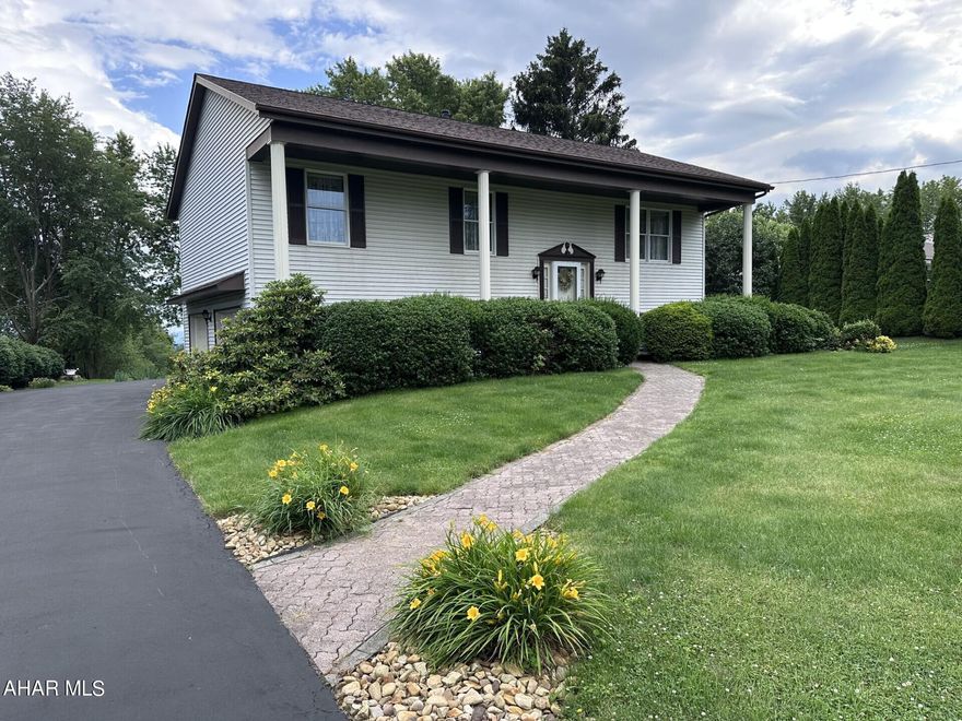 New Listing:  Ebensburg- Cambria Twp. -  3 BR, 2 full baths vinyl sided home on a little over an acre.  Family room with office/4th bedroom on lower level.  Oil, hot water heat with 4 zones.  Spacious kitchen with dining area leading to a rear deck.  2 car integral garage.  Newer roof.