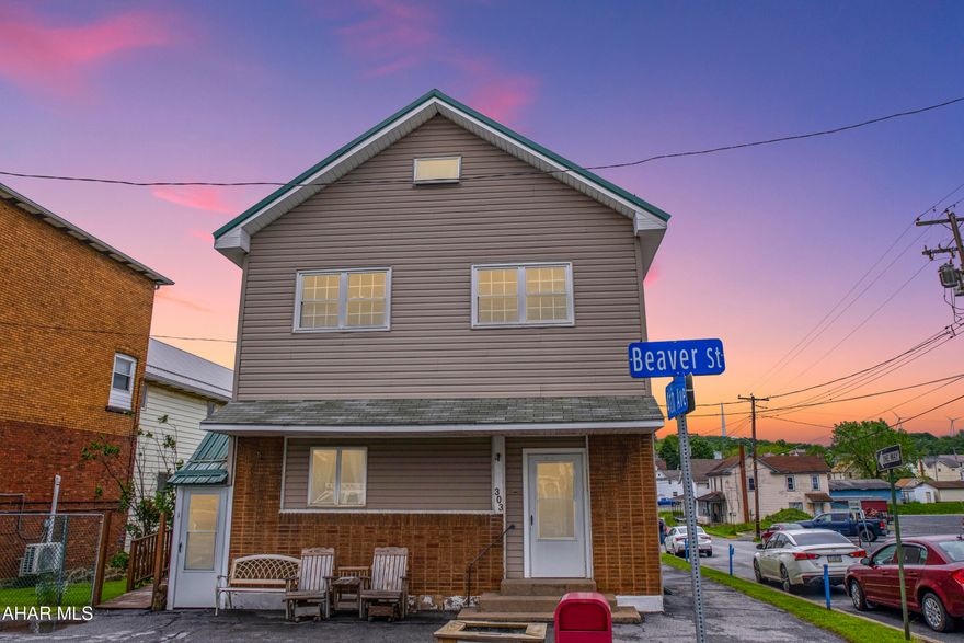 Attention investors! Seize this incredible opportunity to acquire a robust income-generating property in Hastings. Situated on a prime corner lot, this building offers four spacious apartments and is just a short walk to local amenities. Boost your rental income further with a three-car garage out back, perfect for additional tenant storage or separate rentals. Plus, enjoy the convenience of paved off-street parking and a handy side yard with shed. A newer metal roof adds to the property's appeal and durability! Ask Listing Agent for links to the Matterport Virtual 3D Tours of each apartment!