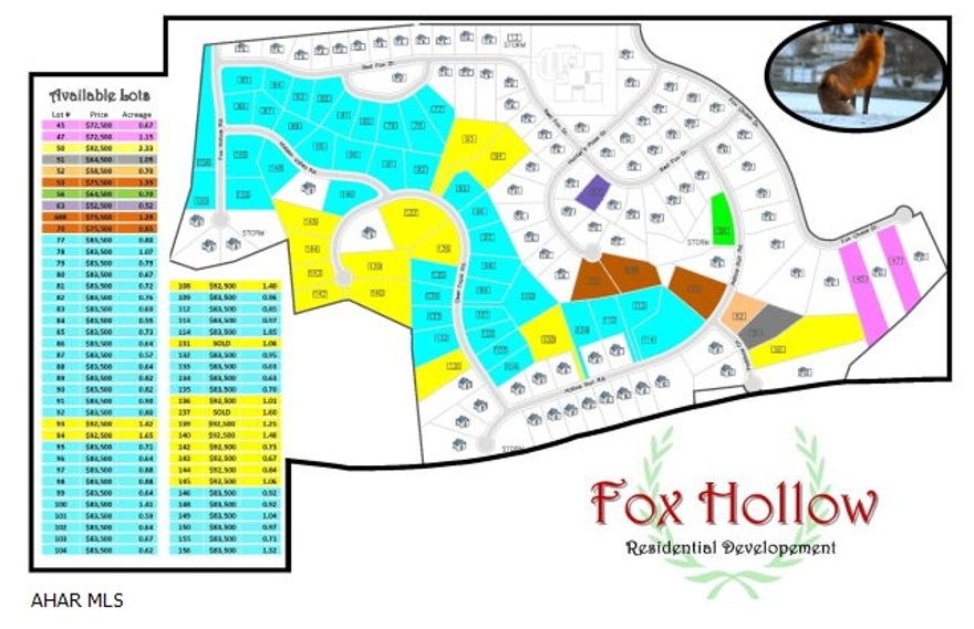 Build your dream home in beautiful Fox Hollow community. Close to local amenities including shopping, dinning, and access to Interstate 99   Hollidaysburg School District   Public Water & Sewer, buyer to pay tap fee at closing
