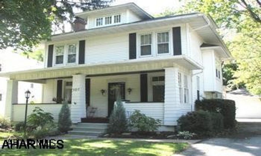 BECOME THE OWNER OF AN ORGINAL HISTORIC SEARS HOME.  STATELY, TWO STORY, 4-5 BEDROOM, 1 1/2 BATHS, BEAUTIFULLY LANDSCAPED, FENCED YARD.  CHARMING FAMILY NEIGHBORHOOD. ORGINAL HISTORIC SEARS HOME.  STATELY, TWO STORY, 4-5 BEDROOM, 1 1/2 BATHS, KITCHEN NOOK, FINISHED ATTIC, HARDWOOD FLOORS, WOOD FIREPLACE, PROFESSIONALLY LANDSCAPED FENCED YARD WITH STREAM.  WONDERFUL FRONT PORCH AND MAINTENANCE FREE COVERED REAR DECK, DETACHED 2 CAR GARAGE WITH WORKSHOP.  FABULOUS FIND IN  CHARMING FAMILY ORIENTED NEIGHBORHOOD.