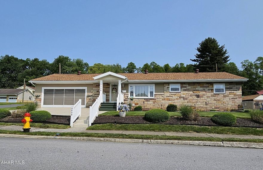 Welcome to this beautifully remodeled one-story home in a desirable neighborhood! Every inch of this property has been updated. Bonuses include a stunning driveway that is topped in epoxy along with the garage floor, a garage door wide screen that makes the 2 car garage seasonal entertainment space, a 11KW generator that is included, tankless hot water, a water proofing system and much more!

With 3 spacious bedrooms and 2.5 bathrooms, there's plenty of room for your family to grow and enjoy.

The master suite features a private, 3/4 bathroom that will quickly become your personal oasis. The finished basement adds an extra layer of comfort with a large, tile floor family room ideal for movie nights or gatherings.

Need extra storage space? There is no shortage with the walk-up attic providing ample storage options, making it easy to keep everything organized and tidy.

Walk out from the dining area to a spacious covered patio and the huge backyard is a perfect retreat for outdoor lovers.  Whether you're hosting summer BBQs, enjoying a quiet morning coffee, or letting the kids play. Best of all, this home is located in a great neighborhood with convenient access to everything you need.

Plus, all appliances stay, making the move-in process even easier!

This home is truly a gem. Schedule your showing today!