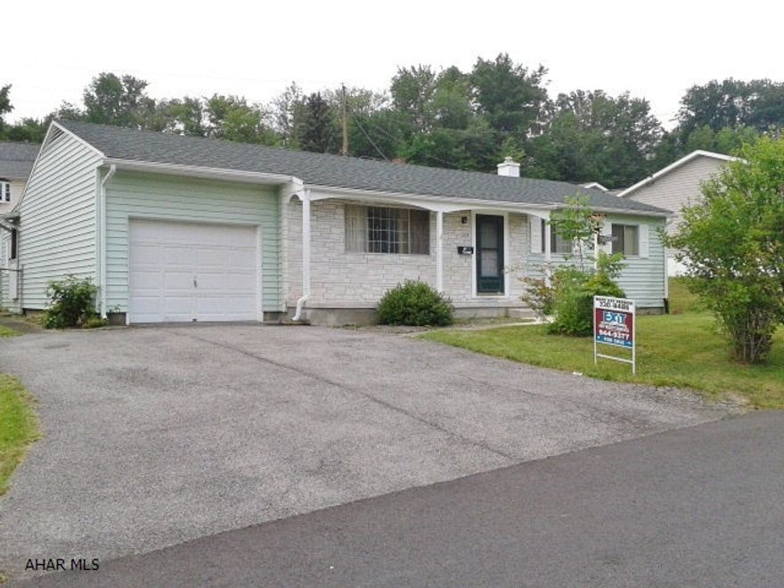 4 bedroom ranch home on quiet street in Wehnwood. Hardwood floors under carpet, newer kitchen, vinyl sided, fenced yard, 1 car garage. Needs TLC. Addition needs extensive repairs or removed. Recently appraised at $83,000.
