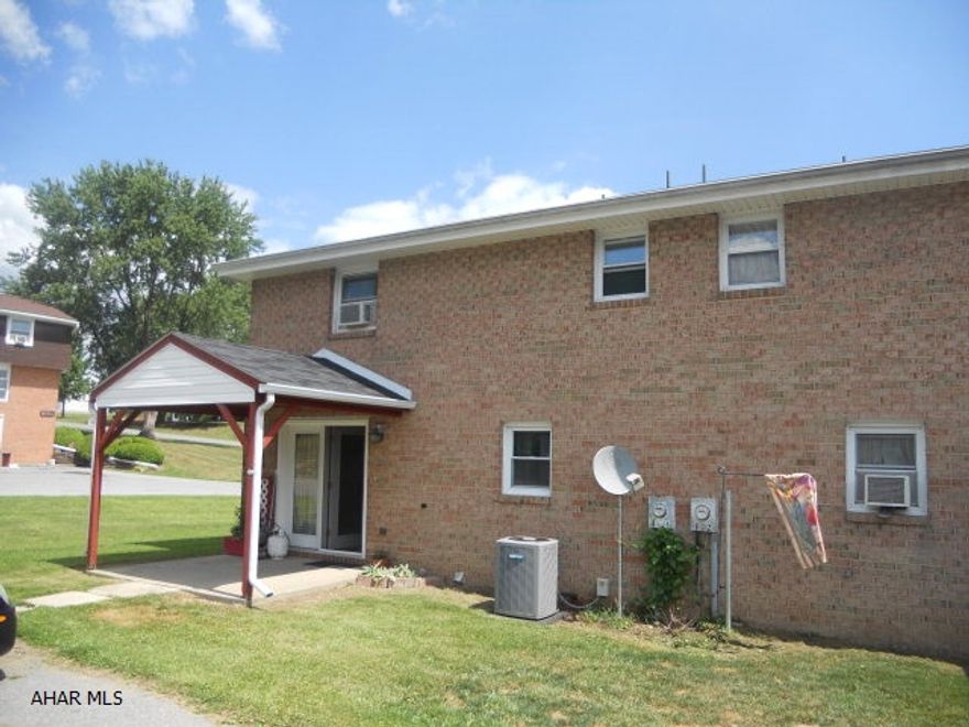 This is a perfect opportunity to buy a beautiful, spacious 2 bedroom, 1.5 bath townhome in a safe and quiet community within Duncansville.  It has an amazing view of the woods surrounding the townhouse. It is located in a well-maintained private community but is still close to stores & shopping.  Located in Hollidaysburg school district. The HOA fee includes the following: access to the in-ground swimming pool,lawn care, snow removal, trash removal, exterior building updates (roof & siding).