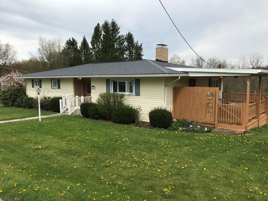 2 bedroom home with a finished family room and bath in the basement. Home has nice features. Large side deck, heated integral garage/workshop. Large lawn.