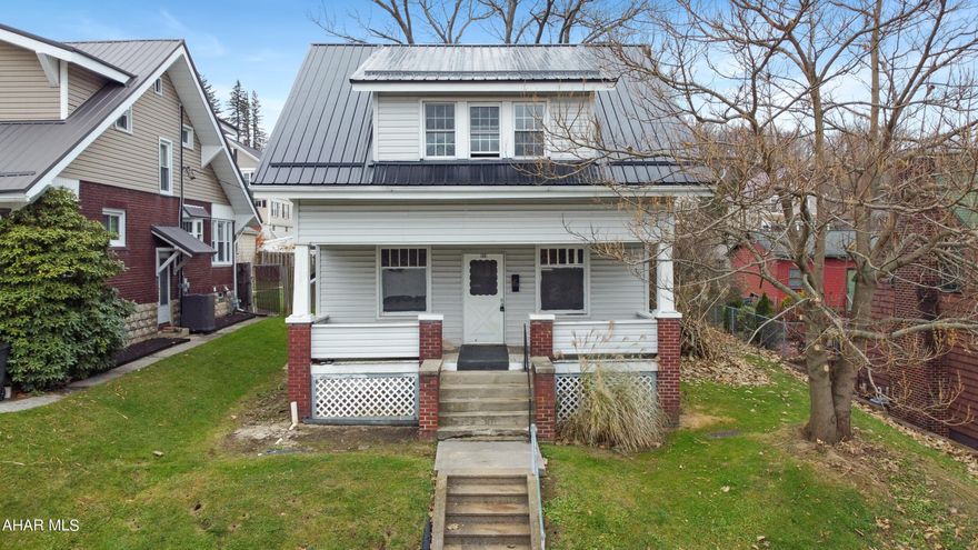 Welcome to 909 Park Avenue in the Windber School Districts, a property with incredible potential waiting to be restored to its original glory. With a newer metal roof and rear deck, this home has already undergone some valuable updates. Step inside, and you'll be greeted by a spacious living area and dining room adorned with beautiful original woodworking. Adjacent to the dining room, you'll find a kitchen brimming with possibilities. Upstairs, three generous bedrooms and a bathroom await. While the basement and attic are unfinished, they offer ample storage space. Conveniently, the property provides access to a rear alley, offering off-street parking. Don't miss your chance—contact the listing agent today for more information!