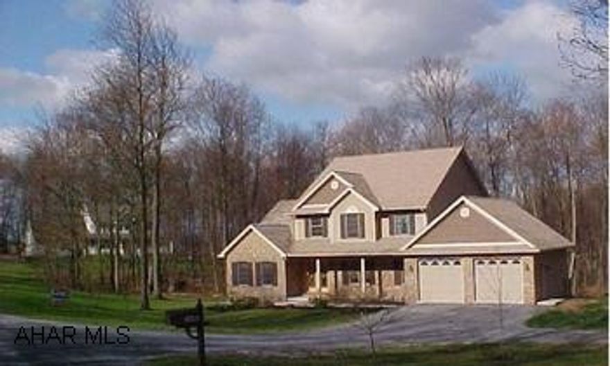 Huston Twp.  Ceramic tile & hardwood floors, jacuzzi tub in master bath, solid oak doors oak columns, 2 tier vinyl deck, open balcony.  2.129 Acres from Roaring Spring, L at Martinsburg light, R on Smith Road, L at stop, L at cul de sac, L at stop. Huston Twp.  Ceramic tile & hardwood floors, jacuzzi tub in master bath, solid oak doors oak columns, 2 tier vinyl deck, open balcony.  2.129 Acres from Roaring Spring, L at Martinsburg light, R on Smith Road, L at stop, L at cul de sac, L at stop, home on R.  # J-912