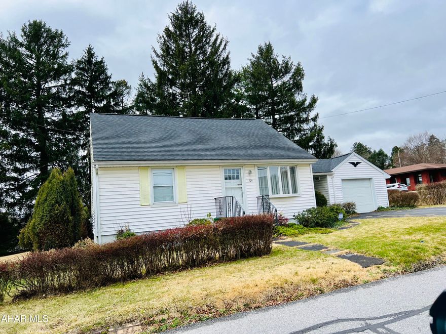 This adorable Cape Cod home features three large bedrooms, one and a half baths.  Cozy living room and eat in kitchen.  The basement is large space that can be finished to add more living space.   This home has easy access to schools, shopping and I99.
This house is waiting to be your forever home!