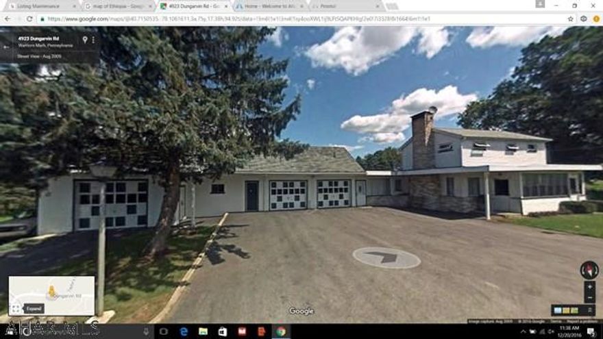 Located between Tyrone and State College, this property has a lot to offer.  The home features 3 bedrooms with new paint and carpet, full bath and large living room with fireplace.  The updated kitchen features new flooring, cabinets, and granite counters.  Additional sun room and breezeway with laundry room provide even more space.  The large 3 bay garage is perfect as a shop or for storage.  Additional office/den with half bath sits above the garage along with a detached outbuilding in the back yard.  Come and explore the possibilities for this property located in a quiet setting.