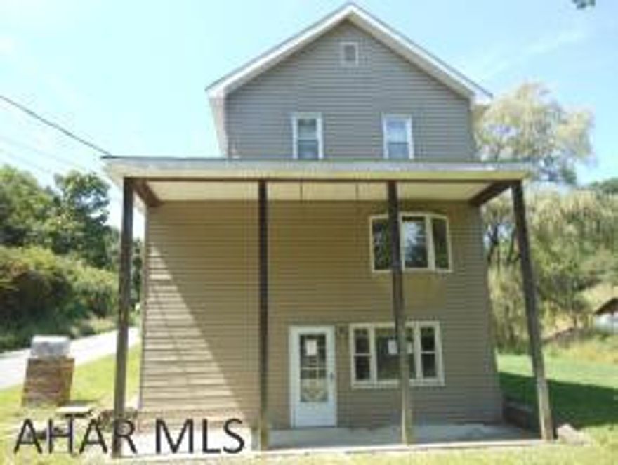 This is a two story home in Freedom Township. Large 8.71 ac lot with 2 car detached garage. Lot is mostly hilly. The basement entry is a walk in to the kitchen for easy access. The basement also features a utility room with the furnace and a laundry room. The main floor has a living room, 3/4 bath, den/office and family room. The second floor has two bedrooms and a large master bath with soaker tub. There is a deck off of the rear of the house for relaxing. Due to the USDA requirements, the property must be on the market for 10 days before an offer can be accepted.