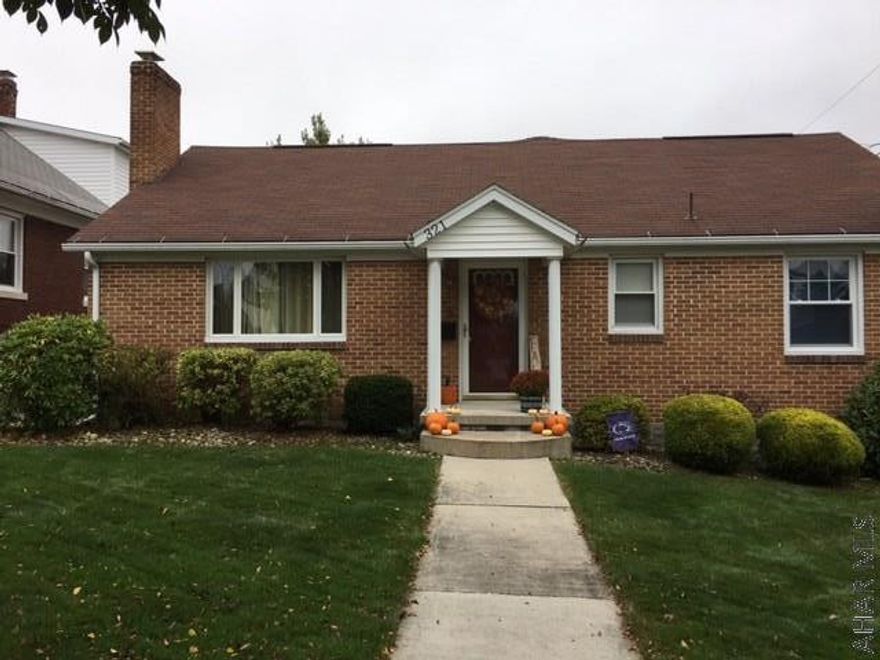 Beautiful brick rancher in great location in Ebensburg featuring equipped kitchen, living room with fireplace, heated sunroom, 3 or 4 bedrooms and bath.  Full unfinished basement with gas hw heat and newer hot water tank. Corner lot with detached garage and separate paved parking area. Great house in a great location!