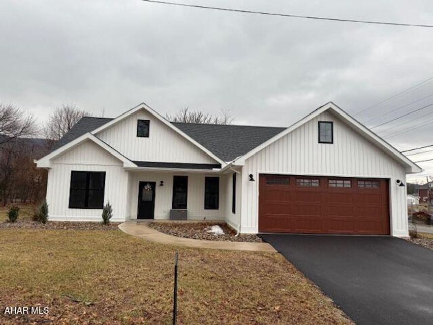 Do you like living in the city?  Enjoy the convenience of local shopping,  easy access to major highways, not to mention to work in less than 15 minutes...this 2024 new construction (never occupied) may be for you!  Open floor plan with 9ft ceilings,  beautiful natural wood look luxury vinyl flooring thoughout, Larger sun loving windows, private main bedroom suite,..Did we mention, granite, Bosch Heat Pump, extra large garage? The home also boasts a 50 ft unfinished room AND Handicap Accessible Doorways.  Much More...
Home being sold due to unforseen circumstances.  Remaining Home warrenty to be transferred to new owner.