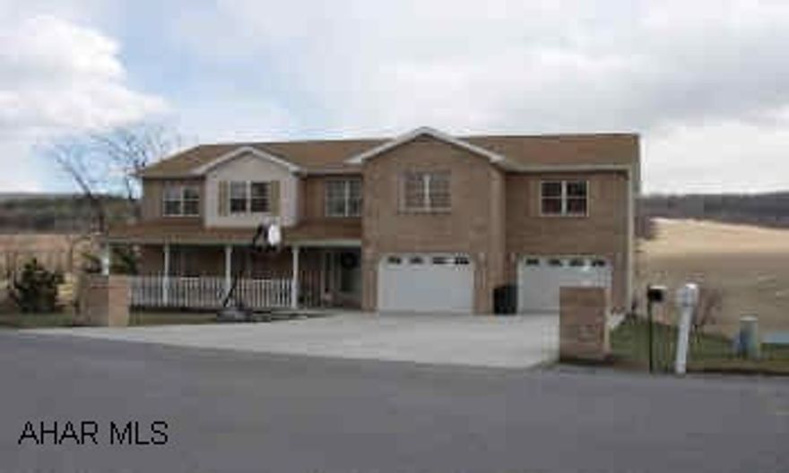 THIS HOME HAS LARGE SPACIOUS ROOMS. GREAT VIEW FROM SUNROOM. OVERSIZED KITCHEN WITH LARGE EATING AREA. CONVENIENT LAUNDRY ROOM ON 2ND FLOOR.