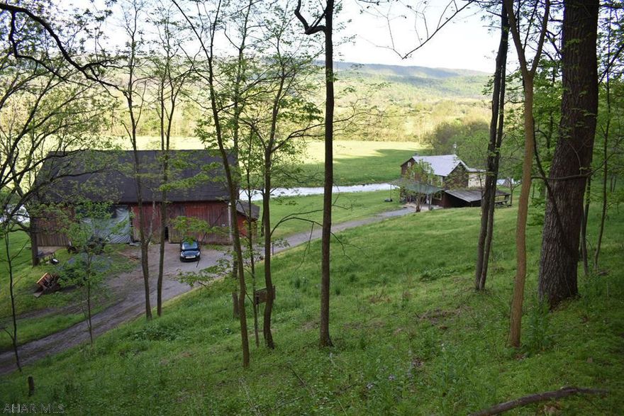 This beautiful 130 acre property is a hunter and fisherman's paradise.  It includes a stream, a spring, a barn and a 3 bedroom 1 bath home in need of some TLC.   There is an inground “Carbide Generator” which was used to provide lighting to the property in the early 1900's (estimate) located to the front of the house unknow functionality.   See photos.  Property is being sold AS IS.
