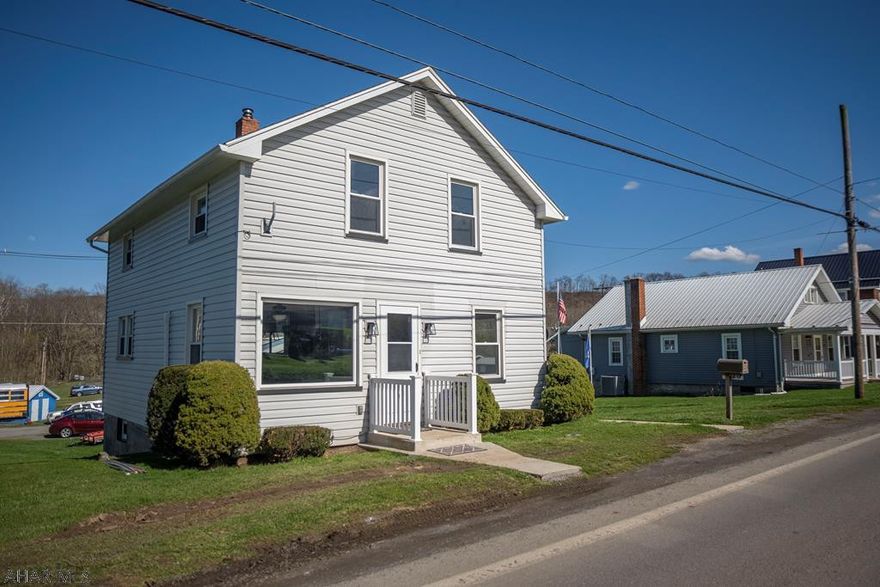 Newly renovated 2 story home  with Detached garage. Beautiful eat in kitchen with open concept living and dining room. Upstairs are 3 bedrooms with all new carpet  and a full bath. All new light fixtures and kitchen appliances.  Central air .  Nice yard  . 3d tour. This is a must see. Schedule you appointment.