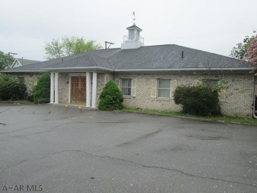 Altoona High traffic area. This well built building features all brick exterior, newer roof, 2 HVAC units, 8 exam rooms, kitchen area. waiting and reception area. The building has full basement with walkout entrance. Many possibilities include medical office, physical therapy office, dentist office or professional plaza.