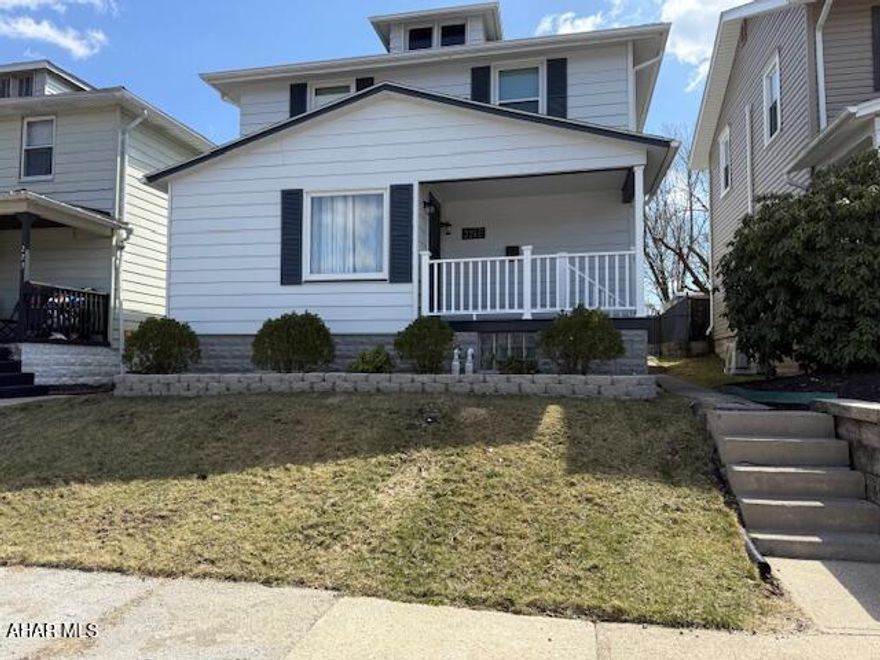 Sweet Property! 3 Bedroom, 2 Bath home located in desirable area of Altoona. Close to the Altoona Campus, UPMC Hospital, restaurants, shopping, etc. House has been completely redone in the last 5 years. ALL Mechanics are solid. Nothing to do but drop your furniture!! Back deck was recently extended. First Floor Bath with Full Size stackable Washer and Dryer. Very Convenient! Brand new Black Chain Link Fence around the back assures safety for your children/pets. 
Roof, windows, flooring, kitchen, baths, AC, furnace, hot water tank and more all redone/replaced in the last 5 years. 
The basement was water proofed in January of this year. Covered by a Warranty. Great House! Call me to take a look!