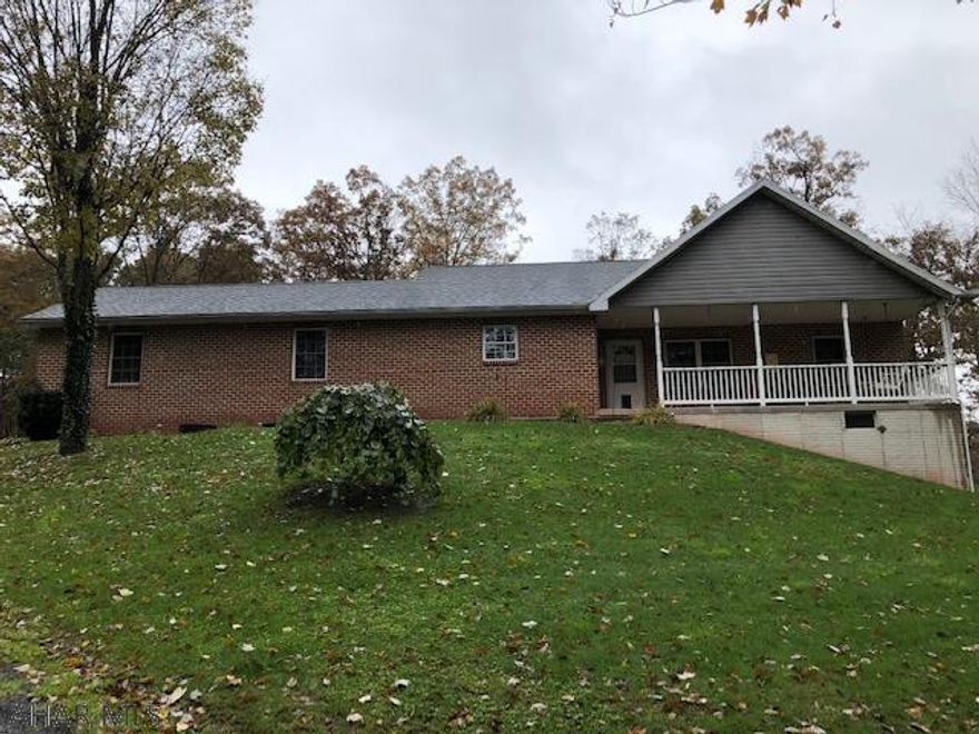 Looking for privacy and wooded surroundings?  This is the perfect custom built ranch home with 3 bedrooms, 2 bath, 2 car attached garage and full basement with walk out French doors.  Basement has 8 foot ceilings.  Open concept, central air, main floor laundry/mud room.  Enjoy the covered front porch or the deck out back.  State game lands nearby.  What's not to love!