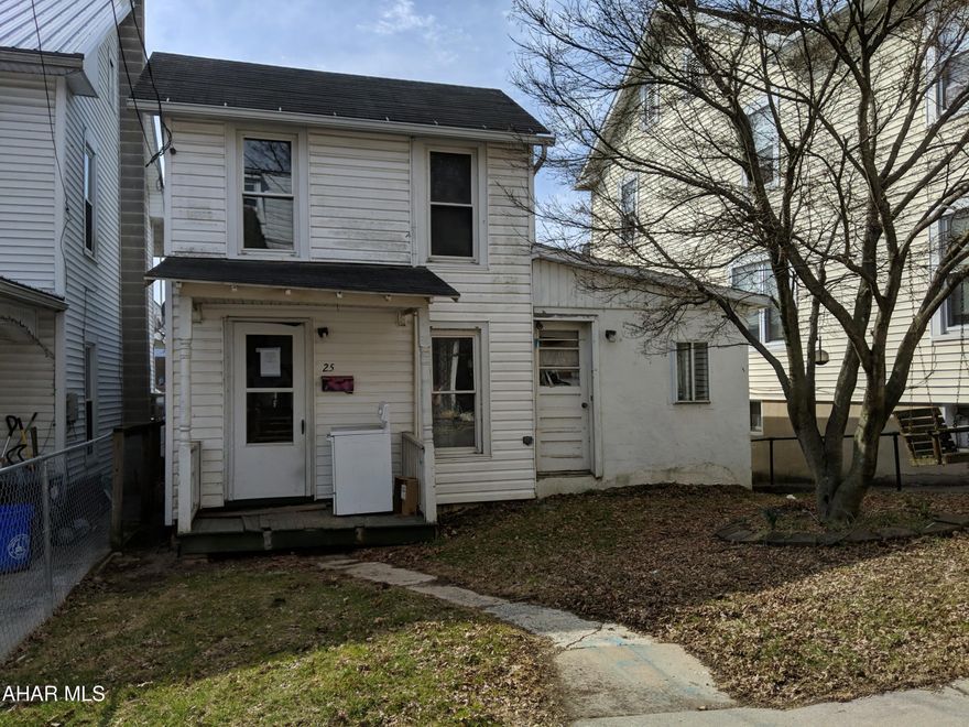 Your Blank Canvas Awaits!</br></br>
Nestled on the edge of town, this two-bedroom fixer-upper is a diamond in the rough, just waiting for someone with vision to restore it to its former glory. Whether you're an investor seeking a property ripe for renovation and an excellent return on investment, or a homeowner ready to roll up your sleeves and apply a little sweat equity, this home is a golden opportunity.</br></br>
Step inside, and you'll find a space brimming with potential. The living room, with its cozy dimensions, invites you to envision it as the heart of your home—a place for laughter and memories. The kitchen, a blank slate, is ready to be transformed into a chef's paradise. With new floors, fresh paint, and a little love, this space can shine again.</br></br>
The backyard is a hidden gem, small but full of promise. With your green thumb, you can cultivate a peaceful retreat—whether it's a garden bursting with color or an intimate outdoor haven for entertaining. The possibilities are endless.</br></br>
While this home may need a new kitchen, some floor repairs, and a fresh coat of paint, it's brimming with opportunity. The gas hot air heat ensures a warm welcome during those chilly Pennsylvania winters.</br></br>
Don't miss the chance to breathe new life into this house. Whether you're investing in your future or crafting your dream home, the potential here is as vast as your imagination.