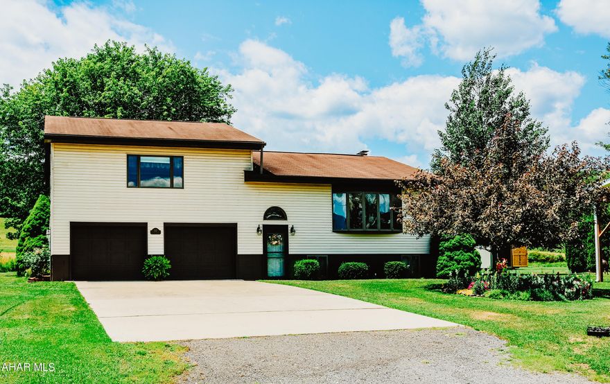 Welcome HOME to 767 Chalybeate Road Bedford!! Are you ready to be AMAZED?? Let's talk about this move in ready home.... Walk right into a beautiful entryway leading into your large living room for all your entertaining. Open kitchen and dining area with a lot of counter space including a sit up island. Pantry and oak cabinets. Beautiful sunroom with fireplace. Enjoy all that natural light throughout the house! 2 spacious bedrooms with large closets.  2 full baths and one-half bath.  Finished basement with wet bar, pool table and wood fireplace.  Make this your own recreation area or even an extra bedroom.  2 car garage attached.  Large deck to enjoy those Pennsylvania views. Flat yard and shed.  Easy living at its best.  Geothermal heat and central air.  Backup generator included.  Close to downtown Bedford and easy access to I-99, Rt 30 and PA Turnpike.  This home is waiting for you to call it HOME SWEET HOME!!