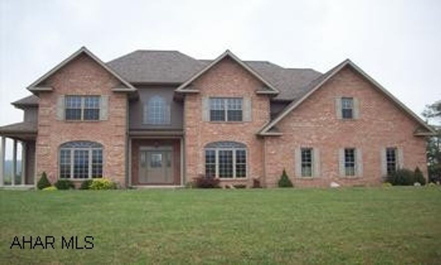 Stunning 4 BR 3.5 BA- Quality home situated on 10 acres with a fantastic panoramic view.  This majestic home offers a formal dining room, sunken family room with fireplace, sitting room off master suite awith fireplace, butlers pantry, eat-in kitchen. Stunning 4 BR 3.5 BA!!!!  Quality home situated on 10 acres with a fantastic panoramic view.  This majestic home offers a formal dining room, sunken family room with fireplace, sitting room off master suite awith fireplace, butlers pantry, eat-in kitchen, brick/stone patio, hot tub, gazebo, firepit, zoned hot water heat, central air, central vac, and 3 car garage.