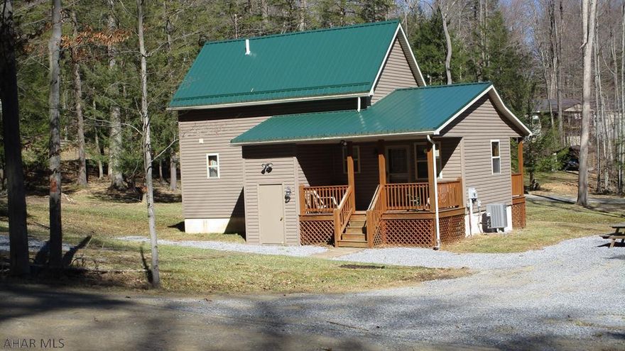 This cabin getaway still smells and looks like new.  Perfect for a family vacation home, hunting camp or a full time home.  Sit on either the front or back porch and be prepared to see deer every day.  Private area means peaceful living.  Located in Glendale Yearound, a gated recreational development adjacent to Prince Gallitzin State Park / Glendale Lake.  Down the road from State Game Lands 108 and six miles from Rock Run ATV Park.