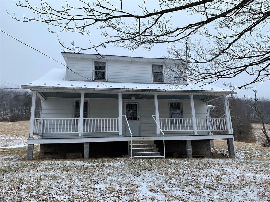 This property offers 86.51 acres with beautiful views of the surrounding countryside!! Property is open and wooded and adjoins Buchanan State Forest!! Solid cape cod home that is in need of updates but could be a great home or weekend retreat with a little sweat equity. The main level features a living room, kitchen, dining room, den/office and a full bath. Second level has four bedrooms. Spring water and a private septic system.