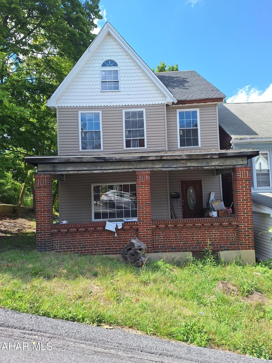 Handyman special! This property is a blank slate just waiting for your vision. New electrical lines throughout. This property sits on two lots giving you plenty of yard space within Altoona. Potential for off-street parking in the front and rear of the property.