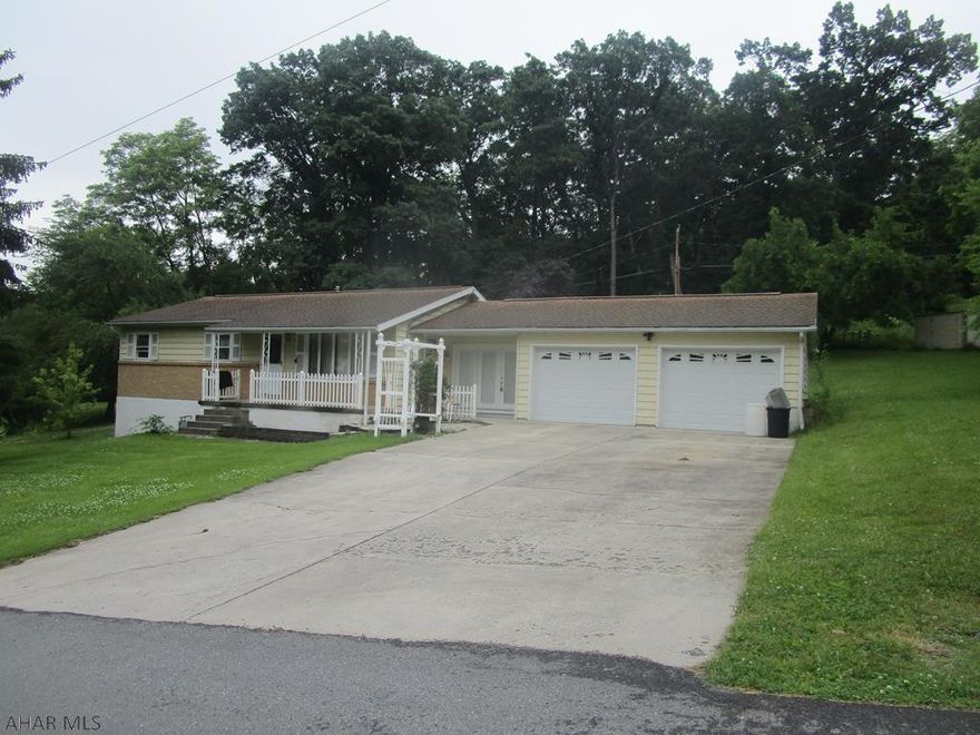 Lakemont rancher on large lot. This home features 3 bedrooms, hickory kitchen, living room, breezeway and full bath. Full partially finished basement. Attached two car garage with concrete drive. Rear covered deck leading to gazebo. Nice semi private rear yard with fruit trees.