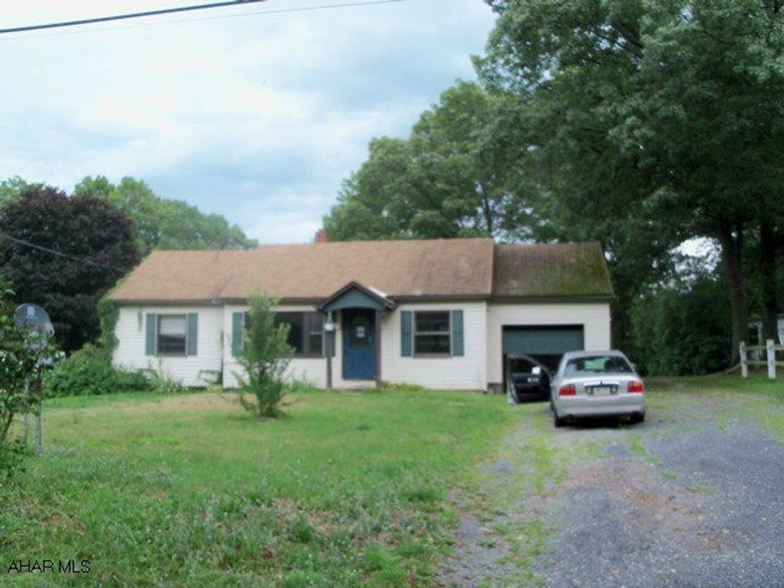 Much potential, house needs rehab, as-is purchase - no disclosures. Taxes quoted are at face value. What appears to be a garage is divided into rooms - so not usable garage space. Buyer may assume 2% in transfer tax. NO furnace, hot water tank, well pump. Cash or rehab loan only.
