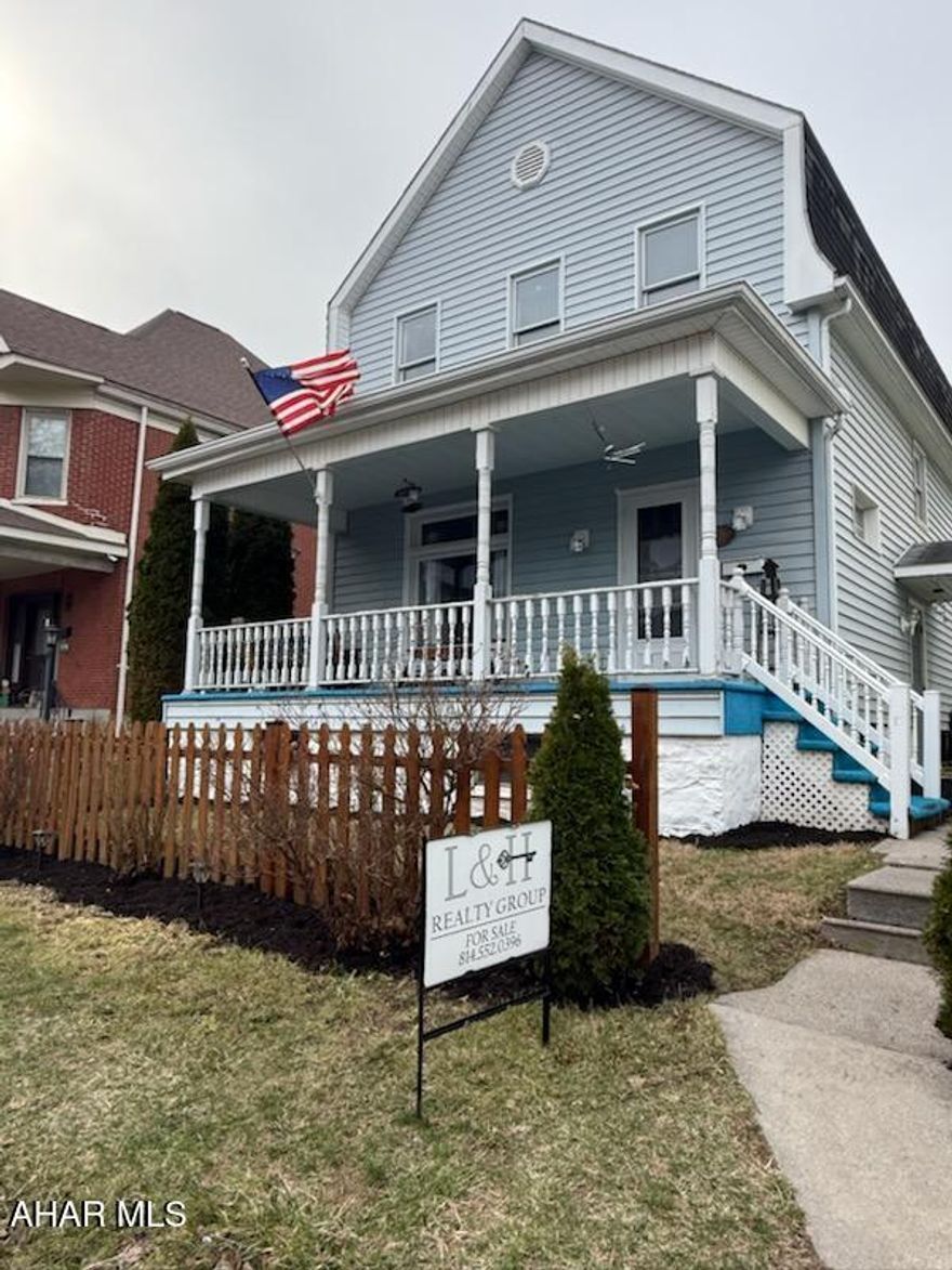 Great starter home in the East End section of Altoona. The main floor offers a living room, dining room, and kitchen. The second floor offers three bedrooms, a full bathroom and walk up attic for storage. The basement is perfect for storage and has a bathroom. Low maintenance yard makes exterior maintenance a breeze. For those who have hobbies, the garage is the main attraction. The garage has 1 stall for a vehicle and an overall size of 65x36ft. Add your personal touches and updates! Call listing agent for more information.