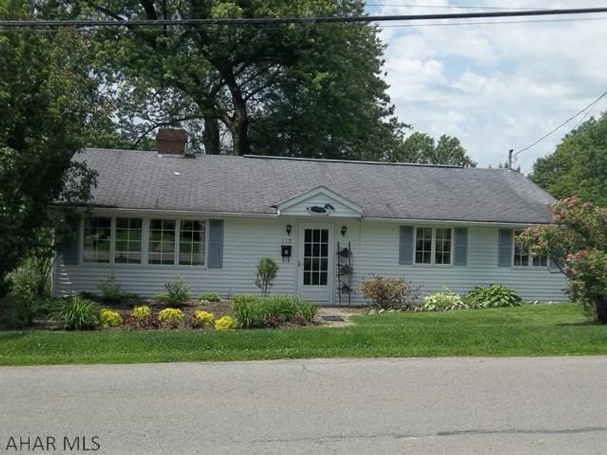 Spacious ranch home with beautiful fenced-in yard. Living room features a gas fireplace and hardwood floors. Large sun room with great views of the back yard. Home features 3 bedrooms, 1 full and one half bath,an extra bonus room and ample closet space throughout. Appliances include refrigerator, range, dishwasher, microwave, washer and dryer. 2 furnaces. Backyard shed. Sq ft per courthouse records. Priced to sell!