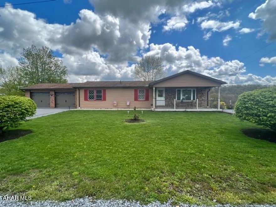 This charming immaculate ranch house is located in New Paris, PA and offers a comfortable and cozy living space with three bedrooms and two full bathrooms. The finished basement with additional 1/2 bath provides additional living space with plenty of room for a family room, game room or office space. Most mechanicals have been updated in this home.  The two-car garage provides ample parking plus storage space for your tools and outdoor gear. Enjoy the beautifully landscaped grounds on a generously sized .6-acre lot perfect for outdoor activities, gardening or entertaining guests. Conveniently located near both a middle school and elementary school, this house is ideal.