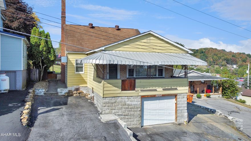 Welcome to 3808 St. Stans Avenue, an impeccably maintained residence in the Northern Cambria School District offering the perfect blend of comfort & style. Step inside to discover a thoughtfully designed main level featuring a spacious laundry area, a large eat-in kitchen, a formal dining room for gatherings, a full bathroom, a generous living room filled w/ natural light, & a convenient first-floor bedroom w/ abundant closet space. Upstairs, two expansive bedrooms & another full bath provide the perfect retreat. The unfinished basement offers endless possibilities for storage, hobbies, or a workshop & includes a one-car garage for added convenience. Outside, enjoy plenty of off-street parking, a welcoming covered front porch, a rear covered concrete patio perfect for entertaining, & a spacious yard offering privacy & relaxation. Call today for your private tour!